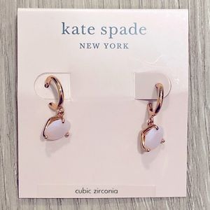 NWT Kate Spade Pink Cubic Zirconia Earring